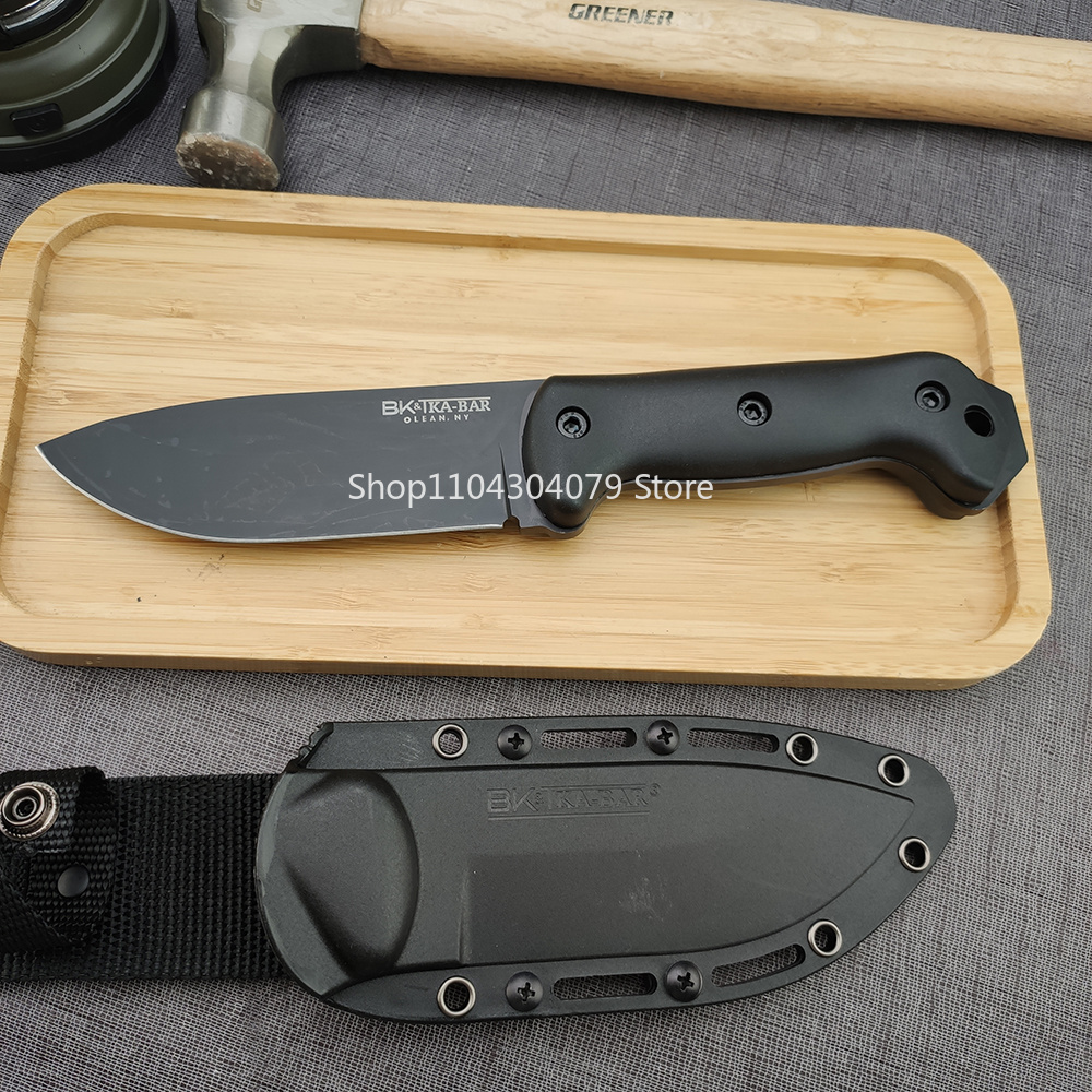 Edc Everyday Carry Knives - Durable Fixed Knife- BK2 Nylon Fiber