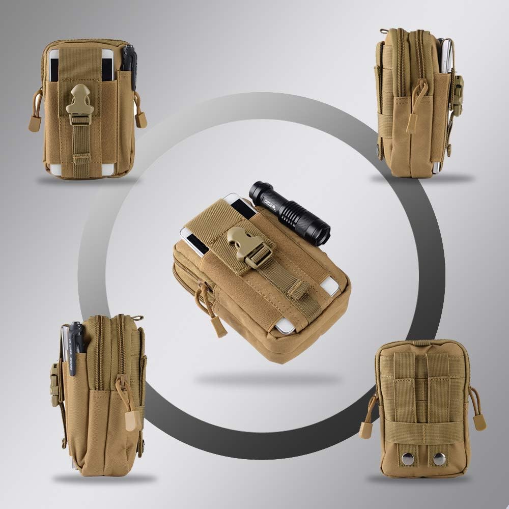 Tactical Molle Belt Pouch Mili - Edc Carry Fanny Pack 评论和价格
