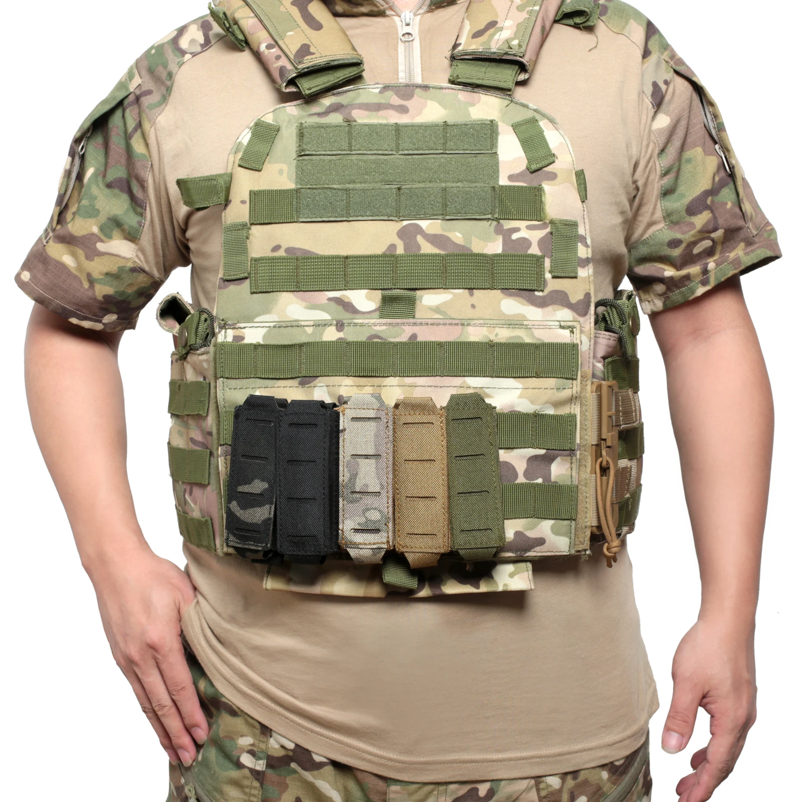 Molle 9mm Magazine Pouch Singl - Edc Carry Knife 评论和价格