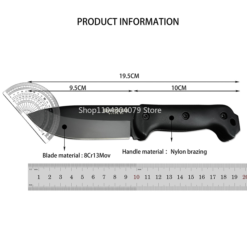 Durable Fixed Knife- BK2 Nylon - Edc Everyday Carry Knives 评论和价格