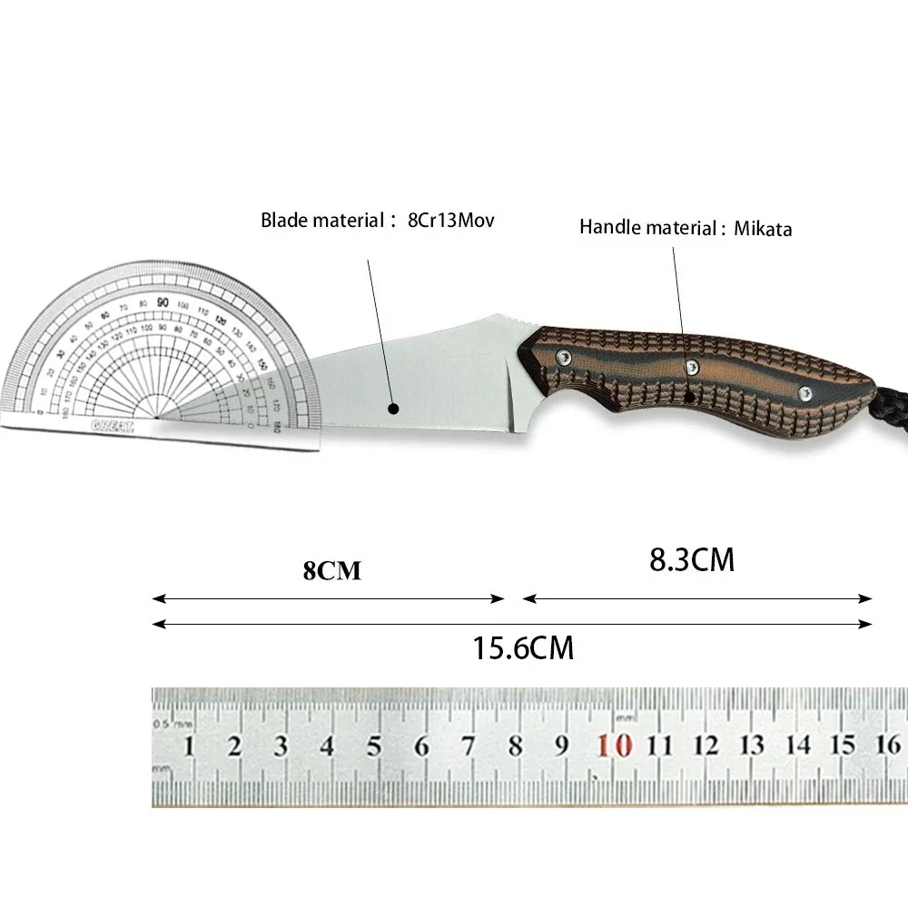2388 Compact Small Fixed Knife - Edc Everyday Carry Knives 评论和价格